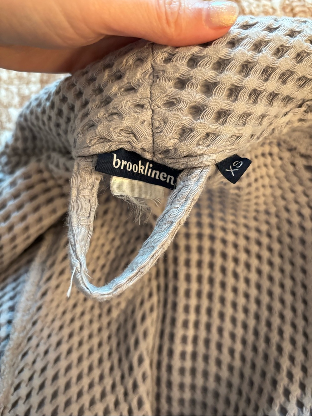 Brooklinen Waffle Robe - Picture 2 of 3